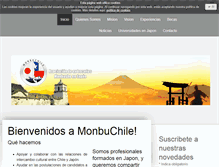 Tablet Screenshot of monbuchile.cl